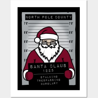 Santa Crimes Posters and Art